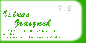 vilmos grasznek business card